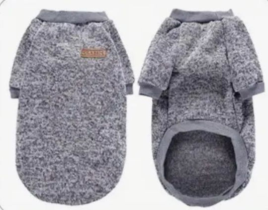 Suéter Clásico Gris Small (perros y gatos chicos)