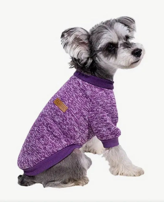 Suéter Clásico Violeta Small (perros y gatos chicos)